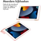 iPad 10.2 (2019) - iPad 10.2 (2020) - iPad 10.2 (2021) Tablet Cover - iMoshion Trifold Hardcase Bookcase - Rose
