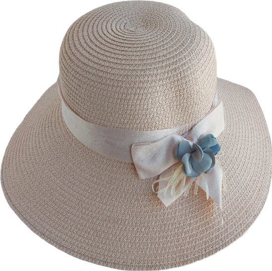 rieten zonnehoed dames