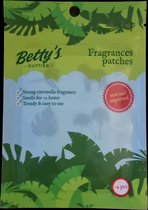 Betty's Citronella Anti muggen bescherming sticker voor op kleding of bed