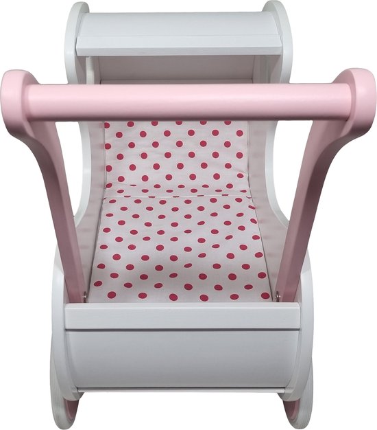 Bayer Design 14375AA Poppenwagen nostalgisch, klassiek, met mand, tas