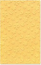 Scattered Florals, Multi-Level Textured Impressions Mini Embossing Folder