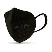 IPOS Mondmasker FFP2 ademhalingsmasker ZWART (10 stuks)