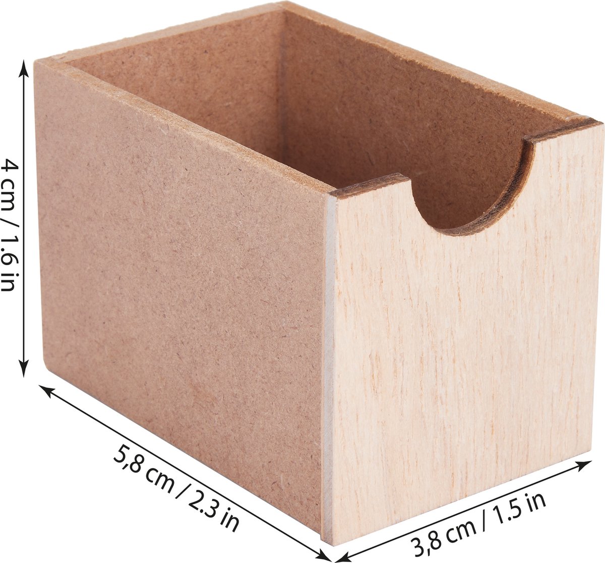 BRUBAKER Herbruikbare Adventskalender te Vullen met 24 Lades - DIY Kerstkalender om te Schilderen, Knutselen en Zelf te Ontwerpen - Blanco - 33,3 cm Hoog — afbeelding 5