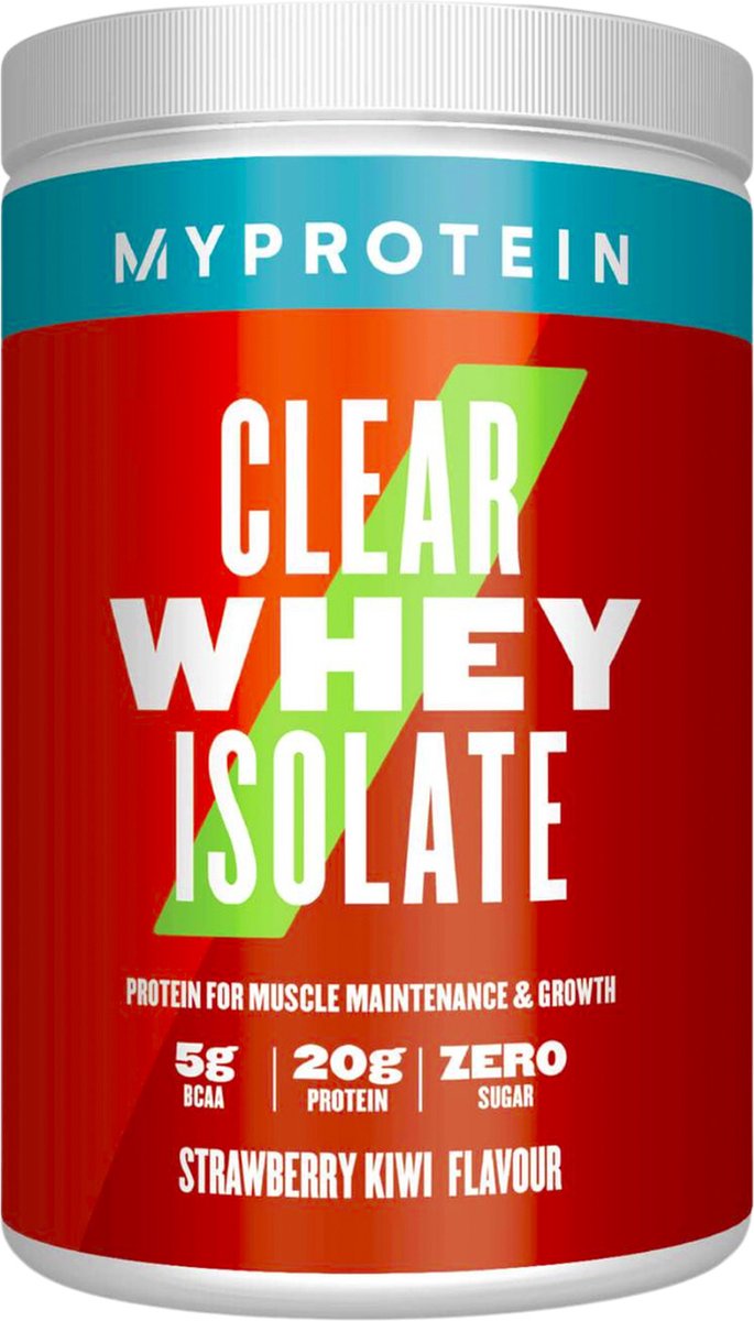 Goedkoopste Clear Whey Isolate - 500g - 20 servings - Strawberry Kiwi smaak - Verfrissende Proteïne Shake - MyProtein