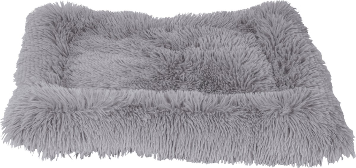 Dierenkussen Fluffy Rechthoek Lichtgrijs - 89 cm x 58 cm
