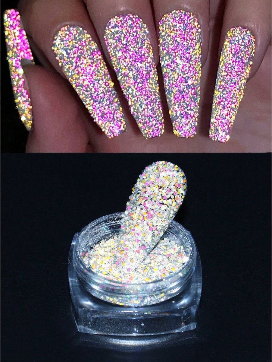Goedkoopste GUAPÀ® Nail Art Glitter Poeder | Nagelversiering | Rhinestones | Nagel diamantjes | Strass steentjes | Diverse kleuren