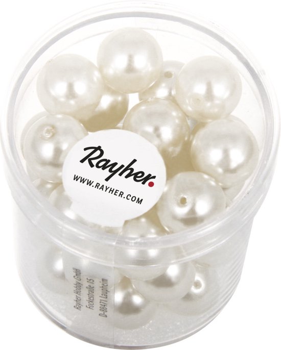 Rayher 1630206 Perles Rondes En Plastique 4 Mm Doré