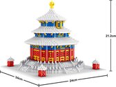 Lezi Tempel van de Hemel - Nanoblocks / miniblocks - Bouwset / 3D puzzel - 2641 bouwsteentjes - Lezi LZ8050