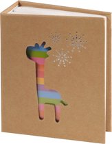 SecaDesign fotoalbum insteek - Giraffe - 100 foto’s 10x15 / 11x15 cm - insteekalbum