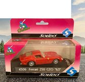 SOLIDO FERRARI 250 GTO 1963 Rood 1:43 schaal