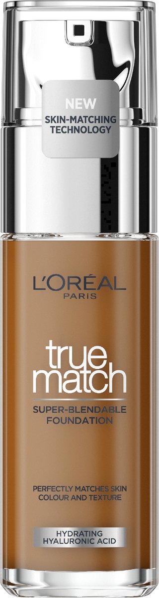 L Oréal Paris True Match Foundation 8N Natuurlijk Dekkende Foundation met Hyaluronzuur en SPF 16 30 ml