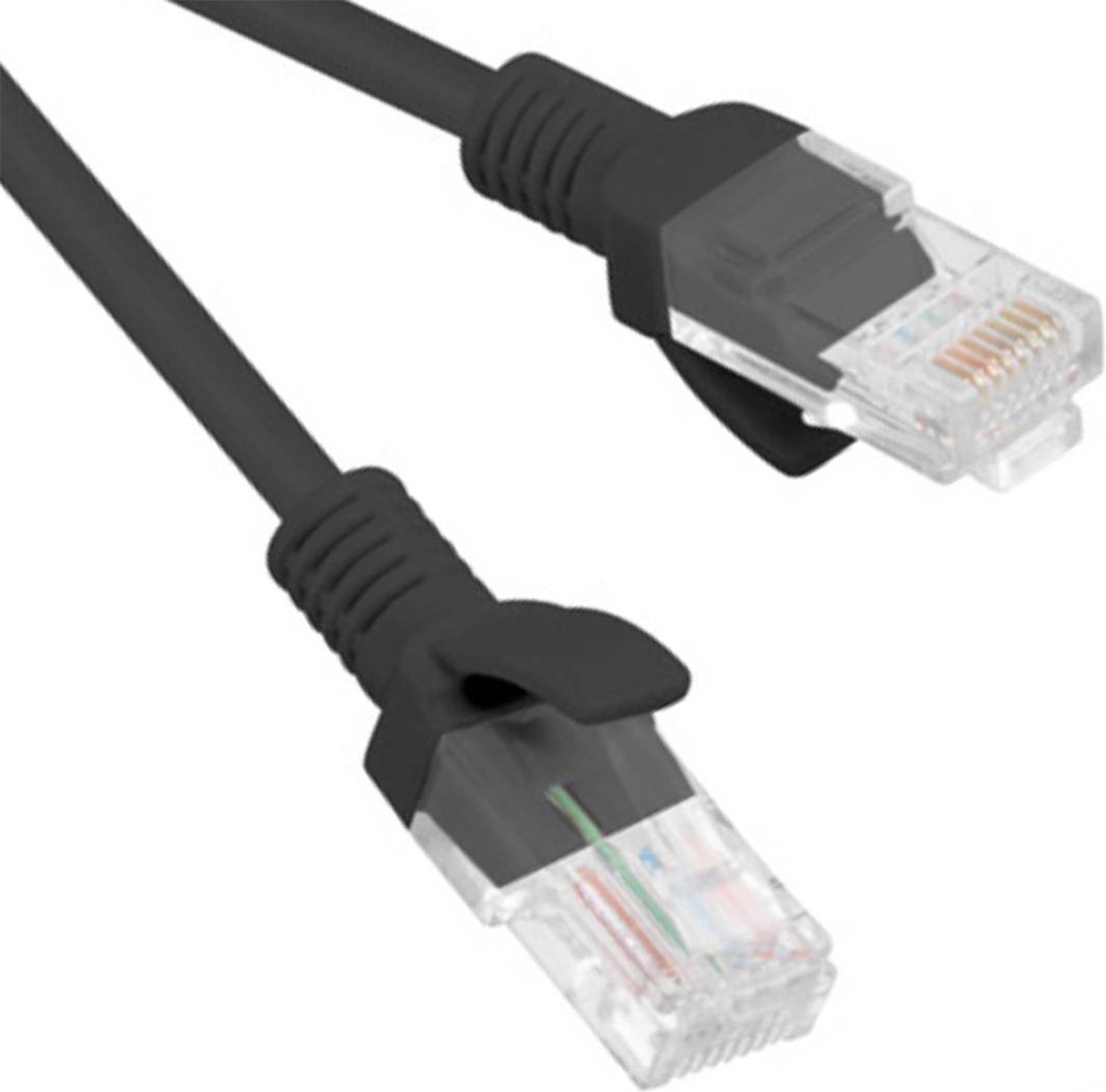 Lanberg Patchkabel - shielded - Cat 6 FTP - 1,5M - Zwart - internetkabel