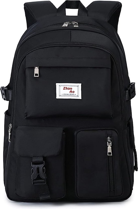 Sac à Dos Nylon Imperméable élégant - Primaire, Collège, Lycée, Grande Capacité