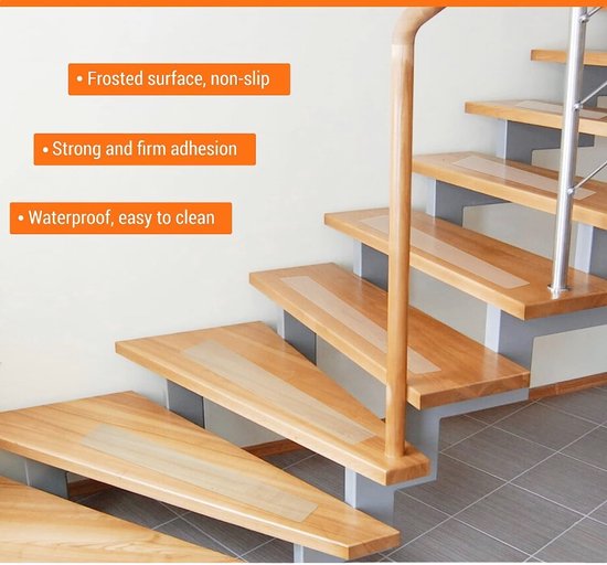 Tapis d' Tapis d'escalier - tapis pour escaliers - durable - auto-adhésif |  bol.com
