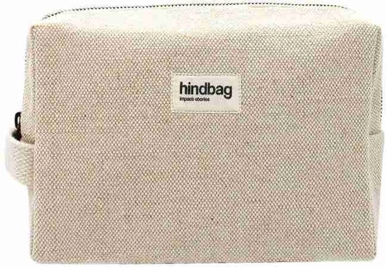 Hindbag toilettas Leon - biologisch katoen - GOTS - Jute