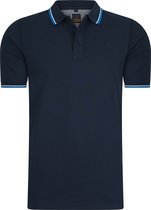 Mario Russo Polo shirt Edward - Polo Shirt Heren - Poloshirts heren - Katoen - M - Navy