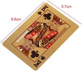Carte à jouer - Poker - Jeu - Deck - Feuille d'or - Costume - Plastique - Magic - Imperméable - Cadeau - Collection