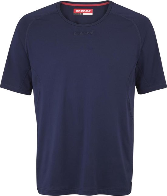 CCM Team Training SS Tee SR Navy XL - Volwassenen