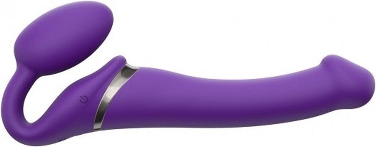 Goedkoopste Strap-On-Me - Vibrating Bendable Strap-On M Purple