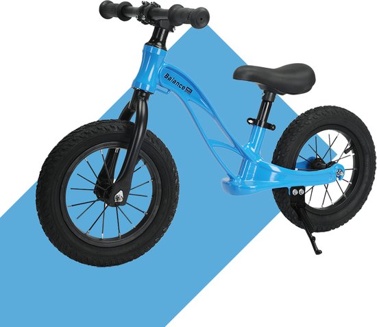 Vlieger Ga door Competitief Loopfiets - Balance Bike Sport - stoere loopfiets vanaf 2 jaar - blauw -  met... | bol.com