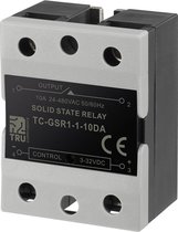 TRU COMPONENTS Halfgeleiderrelais TC-GSR-1-10DA 10 A Schakelspanning (max.): 480 V/AC DC-circuit 1 stuk(s)