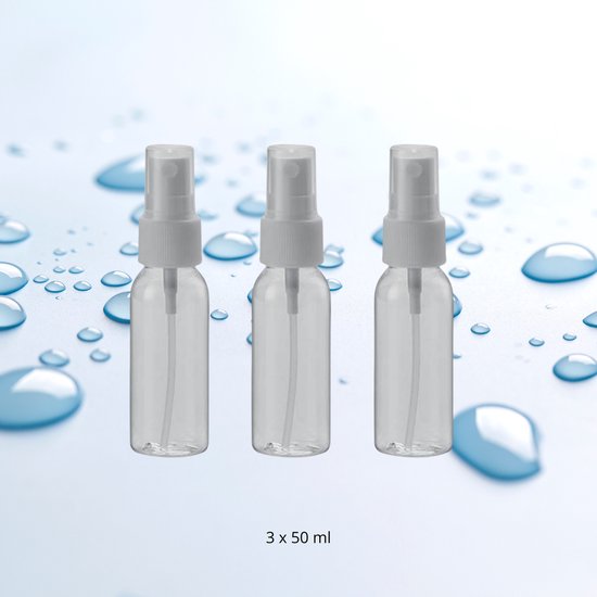 Vaporisateur / Vaporisateur - 50 ml (3 pièces) - plastique - aromathérapie  - manucure