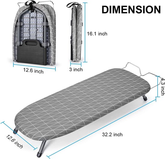 Table à repasser, table à repasser pliante, petite planche à repasser  pliable avec