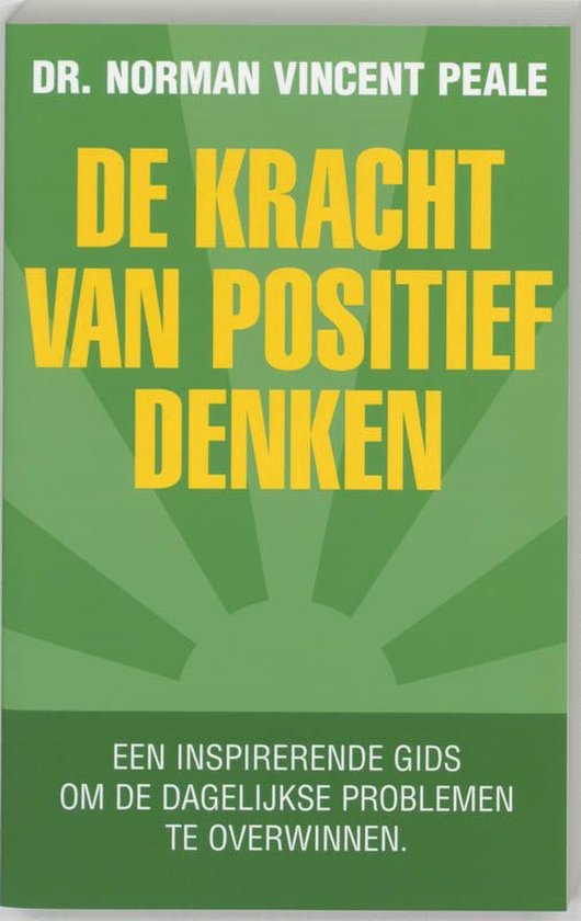 Cover van het boek 'De kracht van positief denken' van Norman Vincent Peale