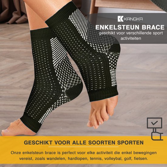 U Fit One Premium Enkelbrace - Ankle Brace - Ankle Straps - Enkel Bandage - Voet brace - Enkel Brace - Enkelsteun - Enkelondersteuning - 1 Stuk