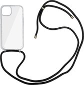 Høyde - Geschikt voor iPhone 13 Pro - Telefoonhoes met koord - Transparant