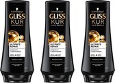 Gliss Kur Ultimate Repair Conditioner 3 x 200 ml - Voordeelverpakking