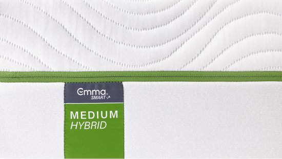 Emma Smart Medium Hybrid koudschuim pocketvering matras 180 x 200 cm - 10 jaar garantie - 21 cm - tot 120 kg
