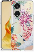 GSM Hoesje OPPO Reno8 T 5G Smartphonehoesje Customize Bird Flowers