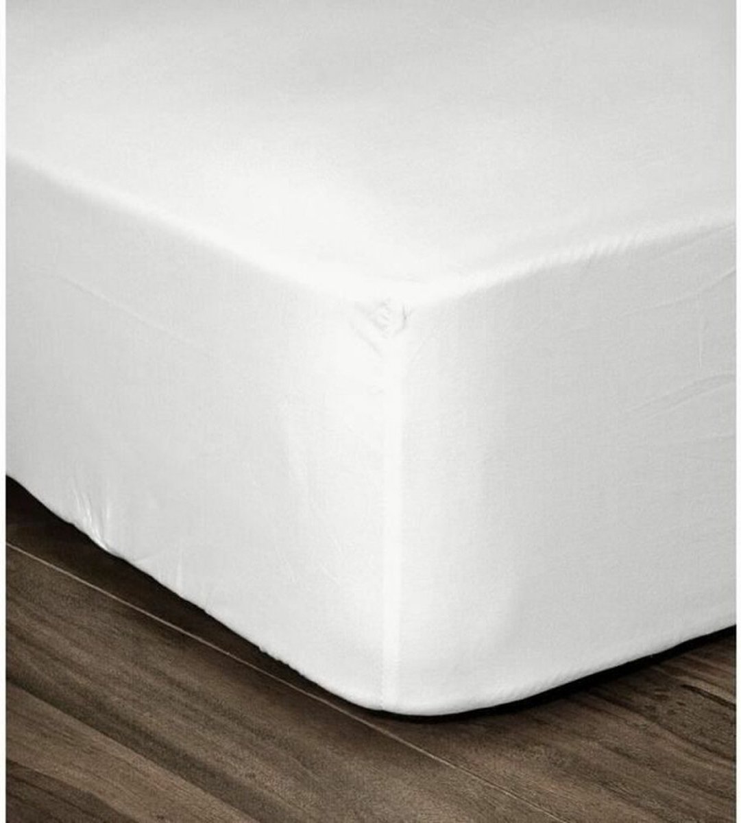 Verstelbaar onderlaken Lovely Home Wit 180 x 200 Tweepersoonsbed (180 x 200 cm)