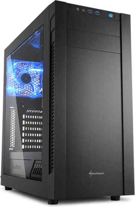 Sharkoon VS9, ATX, Zwart | 4044951039104