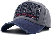 Rockers Pet - Rock Show Features - 100% Katoen & Stonewashed - Denim & Blue-grey