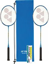 Yonex compleet blauwe recreatieve badmintonset - GR-020 / Softcase en Mavis 200
