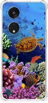 Silicone Back Cover OPPO Reno8 T 5G Smartphone hoesje met doorzichtige rand Vissen
