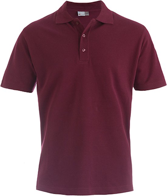 Herenpolo 'Superior' met korte mouwen Burgundy - XL