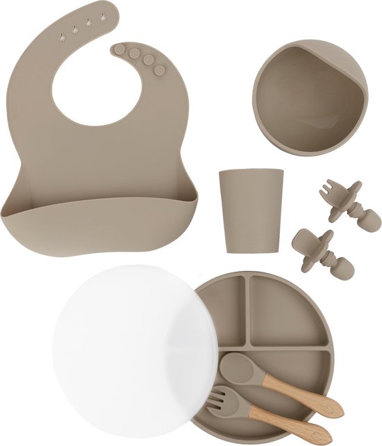 Sterntaler Baby meisje kinderservies set porseleinen servies set 3-delig Emmi Girl - ontbijtset, babyservies - wit