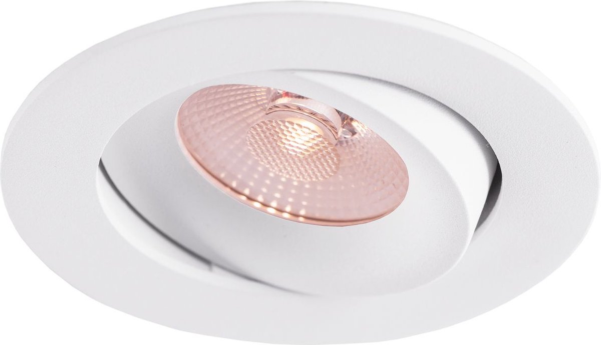 Thorgeon Downlights LED Downlight 8W Dim to Warm 520lm IP44 38° CRI>90 PF>0,9 (Internal Driver Included) RAL9003