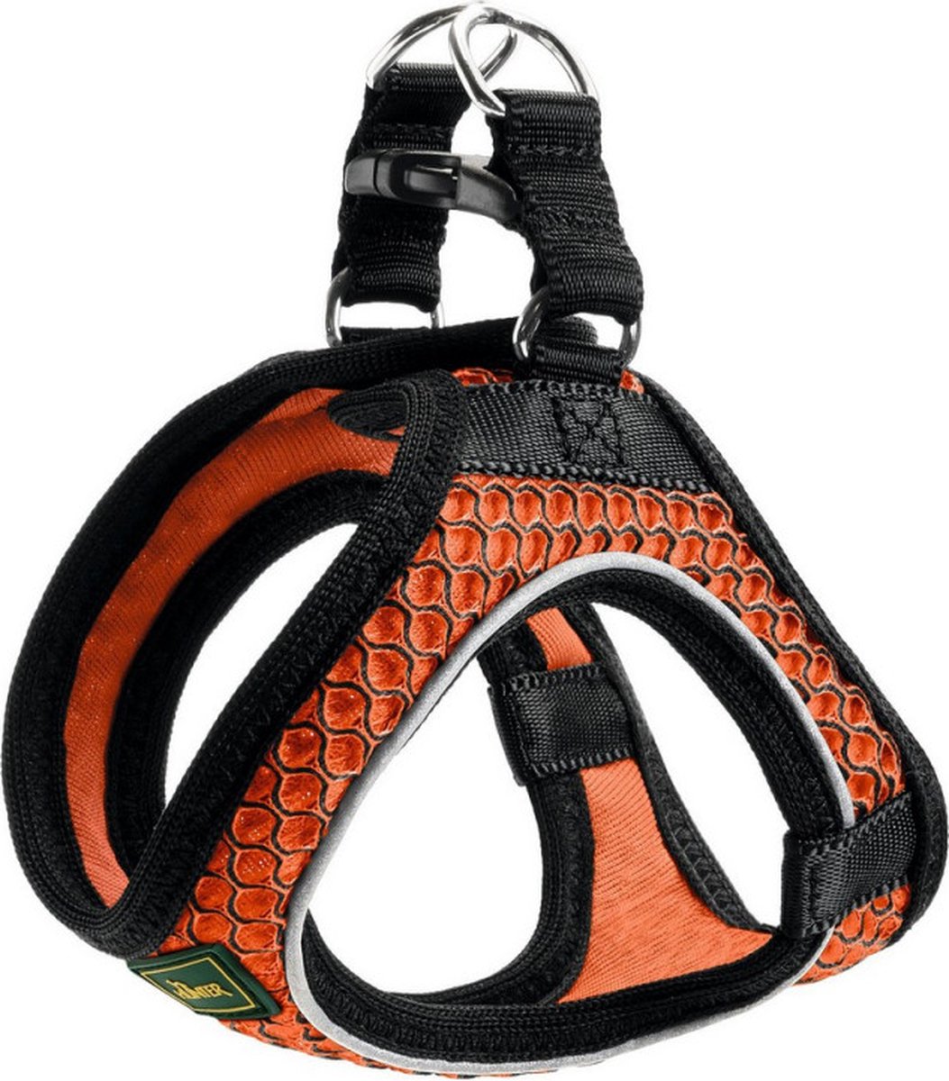 Hunter Hondentuig Hilo Comfort Oranje Maat XXS-XS (33-36 cm)