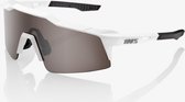 100% Speedcraft SL Matte White/ HiPER Silver Mirror Lens + Clear Lens - 61002-000-76