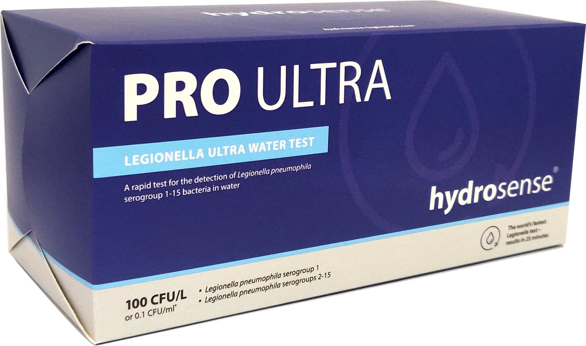 Goedkoopste Legionella PRO Antigeen sneltest/veldtest - Alle ziekmakende varianten - SG1 & SG2-15 - 25 min
