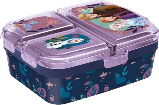 Foto: Frozen lunchbox met meerdere compartimenten