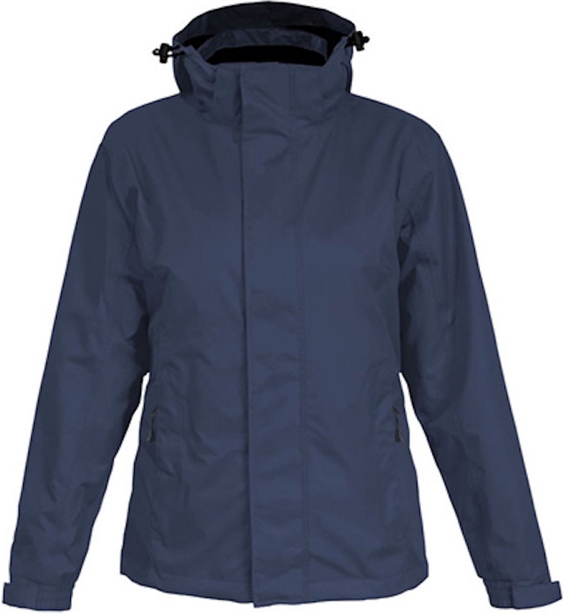 Men’s ‘Performance C+’ Outdoorjas met afneembare capuchon Blauw