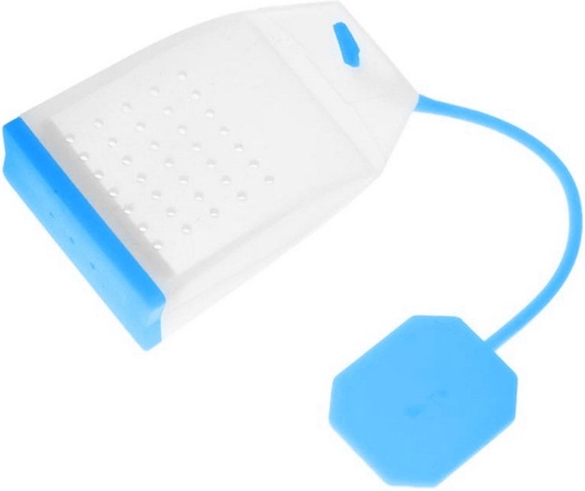 Siliconen theezakje - Thee ei - theezakje - Blauw