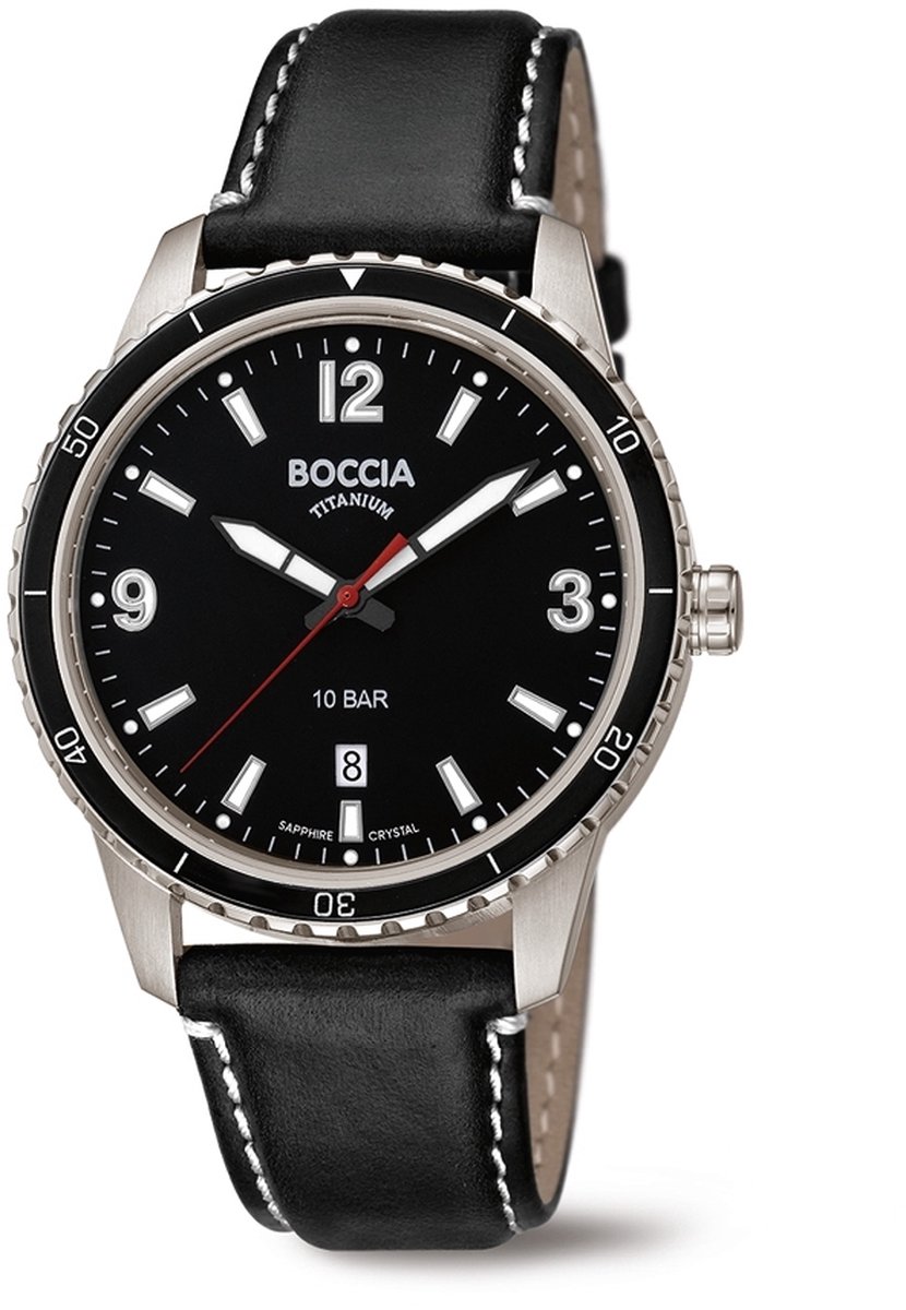 Boccia Titanium 3635.01 Heren Horloge 42 mm