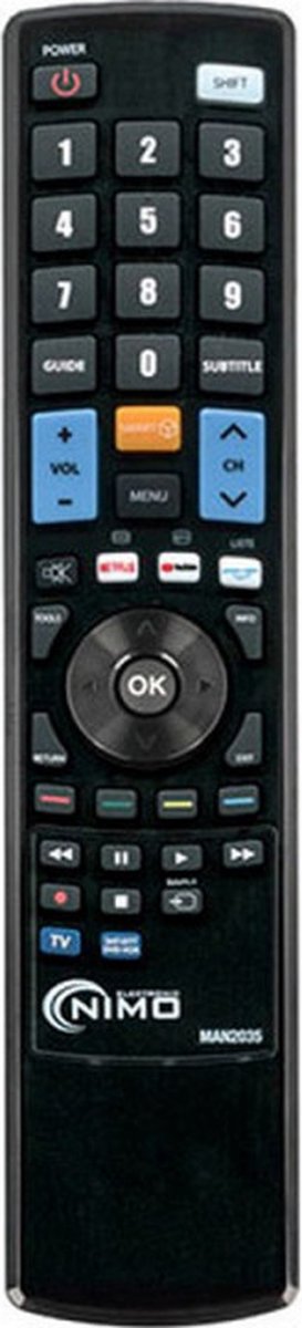 Afstandsbediening voor Smart-tv NIMO Elegant