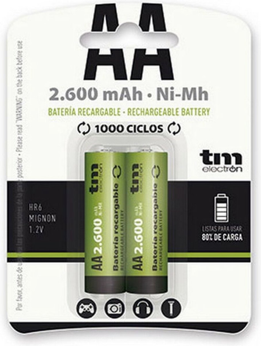 Batterij TM Electron Ni-Mh R6 2600 mAh